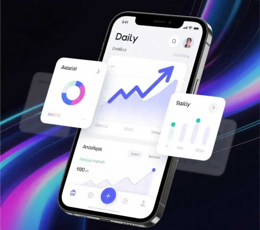 移动端每日分析页面示意